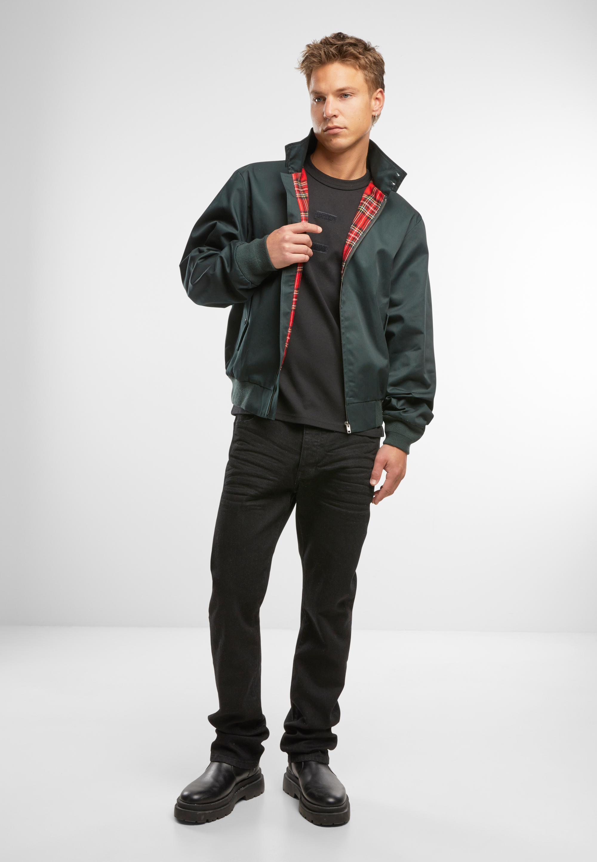 Lord Canterbury - Giacca Harrington (marina / nero / bordeaux)