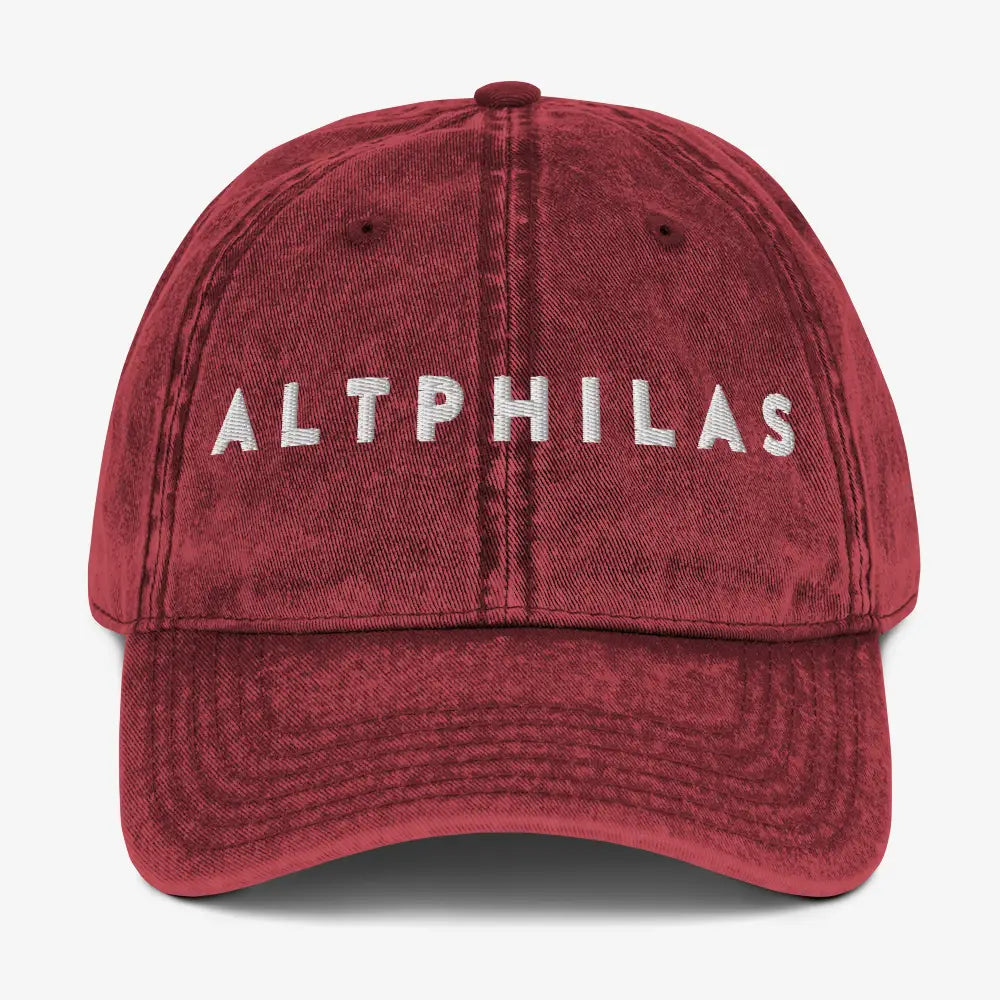 Altphilas Vintage Cotton Twill Cap