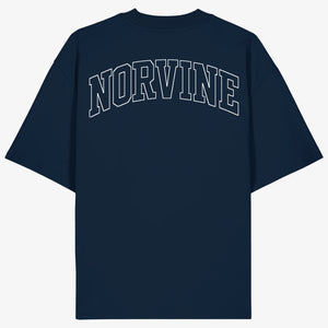 Athletic Block Essential Tee - Organic Oversize Shirt T-shirt - Norvine