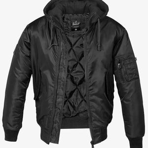 Hooded Ma1 Bomber Jacket Heavy - Brandit