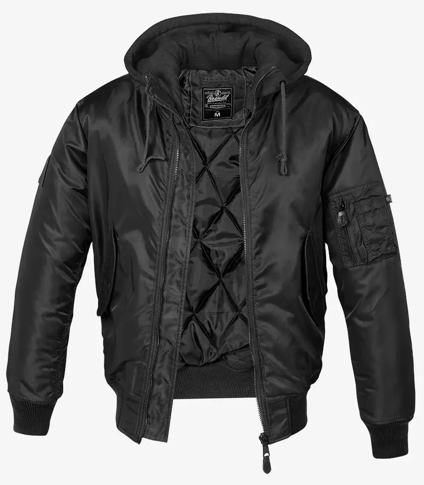 Hooded Ma1 Bomber Jacket Heavy - Brandit