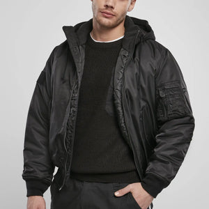 Hooded Ma1 Bomber Jacket Heavy - Brandit
