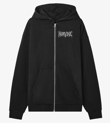 Metal Veins Zip Hoodie Norvine
